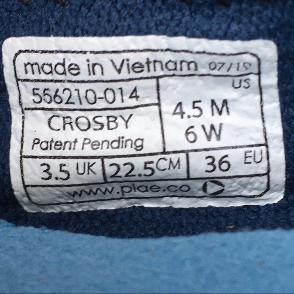 PLAE Crosby Ballet Flats Black Opal Size 6 - Picture 8 of 10